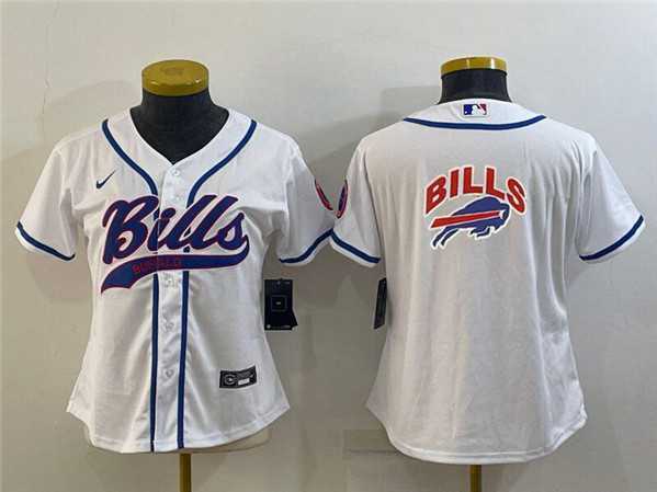 Women's Buffalo Bills White Team Big Logo With Patch Cool Base Stitched Baseball Jersey,We sell and wholesale Women's Buffalo Bills White Team Big Logo With Patch Cool Base Stitched Baseball Jersey on line form chian!